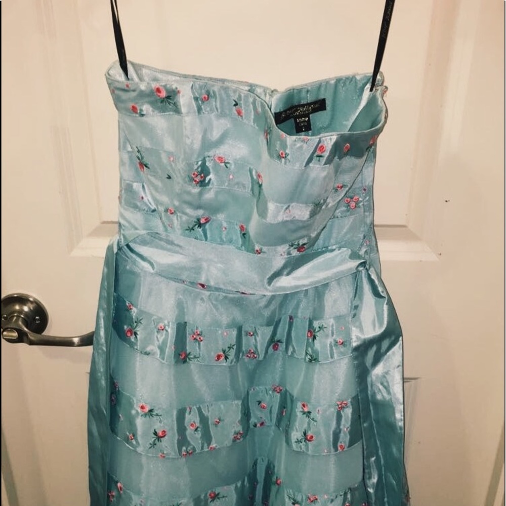 Blue flowery dress!